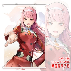 DARLING in the FRANXX Painting Hanging Wall Scroll Home Decoration Poster Cosplay Wallscrolls