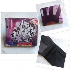 Naruto Cartoon Colorful Purse Bifold Prited Anime Wallet