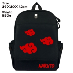 Naruto Cartoon Bag Black Canvas Wholesale Japanese Anime Backpack Bags