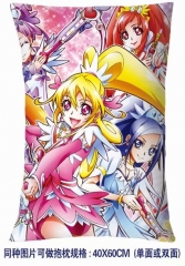 Hugtto! Precure Cosplay Cartoon Stuffed Bolster Anime Pillow Two Sides 40*60cm