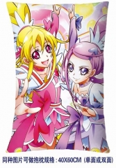 Hugtto! Precure Cosplay Cartoon Stuffed Bolster Anime Pillow Two Sides 40*60cm