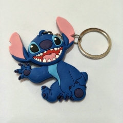 Lilo Stitch Cute Soft PVC Keychain Fancy Keyring