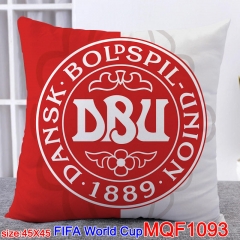 FIFA World Cup Cosplay Denmark National Football Team Two Sides Print Anime Pillow