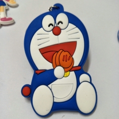 Japan Doraemon Cartoon Cute Soft PVC Keychain Fancy Keyring