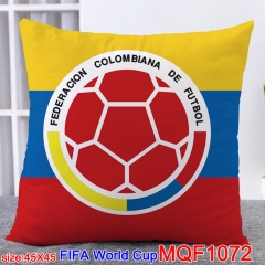 FIFA World Cup Cosplay Colombia National Football Team Two Sides Print Anime Pillow