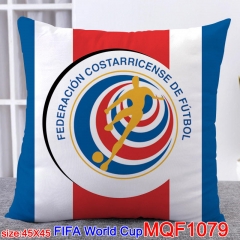 FIFA World Cup Cosplay Costa Rica National Football Team Two Sides Print Anime Pillow