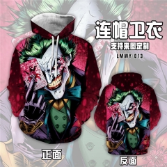 Spider Man Joker Movie Fashion Cosplay Hoodie Print Warm Anime Hooded Hoodie Pullover Sweater