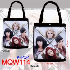 K-POP Korean Star Cosplay Two Sides Bag Good Quality Fashion Anime Shopping Bag