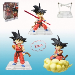 12CM SHF Dragon Ball Z Mini Son Goku Anime Action Figure