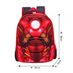 Iron Man Movie Super Hero Marvel Colorful Cosplay Game High Capacity Anime Canvas Backpack Bag