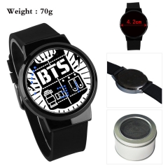 K-POP BTS Bulletproof Boy Scouts Popular Touch Screen Anime Watch with Box