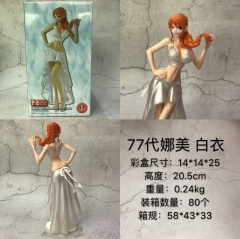 20.5cm One Piece 77 Generation Nami Cartoon Model Toys Statue Movie Anime PVC Figure