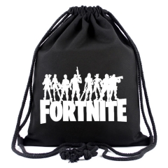 Fortnite Game Anime Canvas Bag Fashion Shoulder Drawstring Pocket Bag