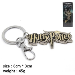 Harry Potter Cosplay Movie Pendant Anime Alloy Keychain