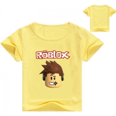 Game Roblox Red Nose Day Children Boy T shirts Soft Kids Short Sleeves Tshirts