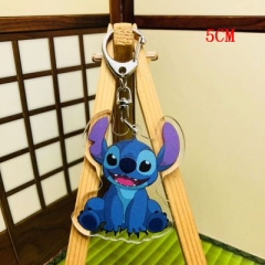 Lilo & Stitch Two Sides Pendant Good Quality Acrylic Anime Keychain