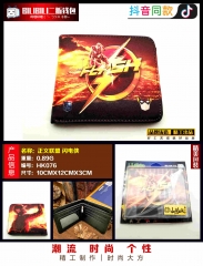 The Flash Cosplay Movie Purse Anime Folding Short Wallet