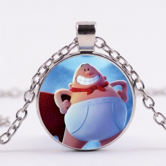 Captain Underpants Funny Alloy Necklace Fancy Long Chain Necklace Cosplay Pendant