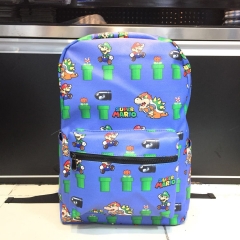 Game Super Mario Bro Cartoon Backpack Bags Students Cute Bag
