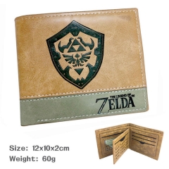 The Legend Of Zelda Cartoon Purse Wholesale Game Bifold PU Anime Short Wallet