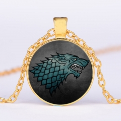 Game Of Thrones Alloy Necklace Glass Pendant Cosplay Necklace