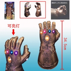 3 Colors Avengers: Infinity War Thanos with Lighted Cosplay Movie Anime PVC Gloves