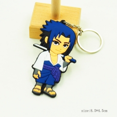 Naruto Uchiha Sasuke Model Pendant Key Ring Wholesale Anime Keychain