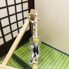 The Seven Deadly Sins Cosplay Cartoon Two Sides Pendant Good Quality Acrylic Anime Keychain