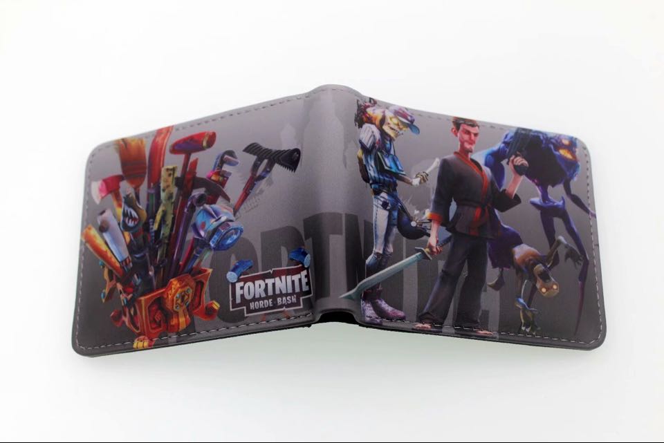 Fortnite Cosplay Game PU Anime Short Wallet Coin Purse