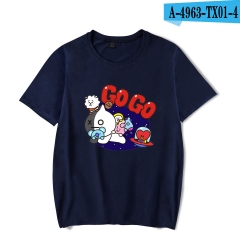 K-POP BTS Bulletproof Boy Scouts Soft T shirts Cosplay T shirt Short Sleeves Tshirts