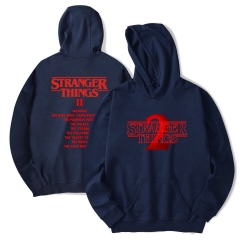Stranger Things Thick Hoodies Hip Pop Loose Hooded Fashion Pullover Sweatshirts