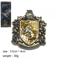 Harry Potter Hufflepuff Cosplay Movie Anime Alloy Brooch and Pin