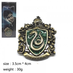 Harry Potter Slytherin Cosplay Movie Anime Alloy Brooch and Pin