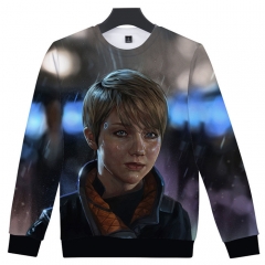 Popular Detroit Become Human 3D Hoodies Digital Print Pullover Sweatshirts