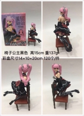 One Piece Cartoon Model Toys Statue Japanese Anime Black Dress Girly Girls Perhona Style PVC Figure 15cm
