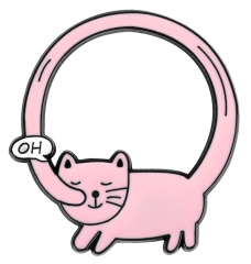 Kawaii Cat Model Cartoon Key Ring Anime Alloy Keychain