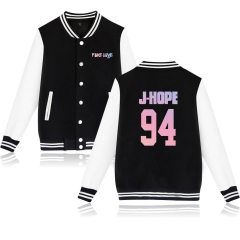 Popular K-POP BTS Bulletproof Boy Scounts Hoodies Thick Hooded Fashion Baseball Uniform