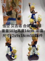 Dragon Ball Z Gogeta Cartoon Model Toys Statue Japanese Anime PVC Figure 14cm