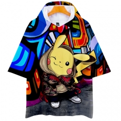 2018 New Colorful Pokemon Loose T shirts 3D Short Sleeves T shirt