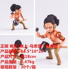 One Piece Tattoo Usopp Cartoon Model Toy Statue Anime PVC Action Figures 18cm