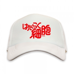 Cells at Work White Color Cartoon Hat Wholesale Adjust Fashion Anime Baseball Cap
