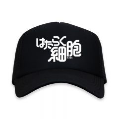 Cells at Work Black Color Cartoon Hat Wholesale Adjust Fashion Anime Baseball Cap
