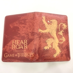 Game of Thrones Cosplay Cartoon Anime Passport Book Card Bag