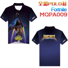 Hot Fortnite Cosplay Print Fashion Anime Shirts Anime Short Sleeves Polo Shirts