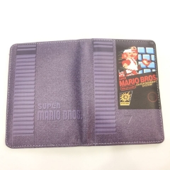 Super Mario Bro Cosplay Game Cartoon Anime Passport Book Card Bag