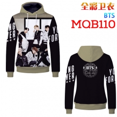 K-POP BTS Bulletproof Boy Scouts Cosplay Hoodie Print Warm Hooded Hoodie Pullover Sweater