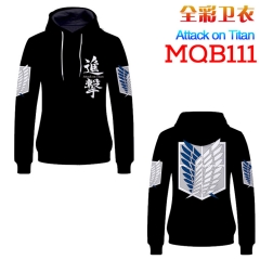 Attack on Titan Shingeki No Kyojin Cosplay Hoodie Print Warm Hooded Hoodie Pullover Sweater