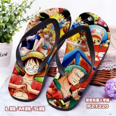 One Piece Cartoon Slipper Japanese Soft Rubber Flip-Flops