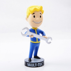 Fallout 4 Game Vault Boy Cartoon Model Toys Statue Anime PVC Figure