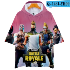 Popular Game Fortnite 3D T shirts Short Women Men T shirt With Hooded